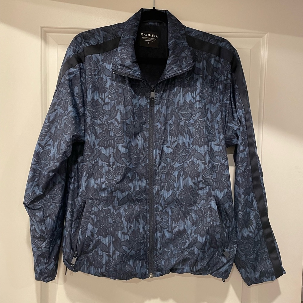 Floral Light Weight Rain Bomber Jacket